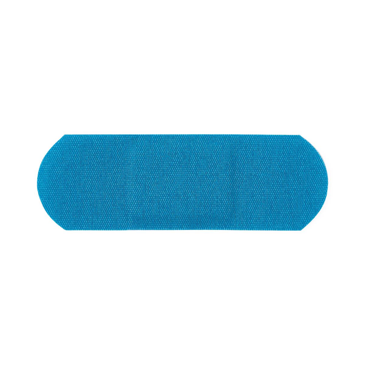 Bandage Fabric Adhesvie Strip Metal Detectable 1"x3" Sterile Blue