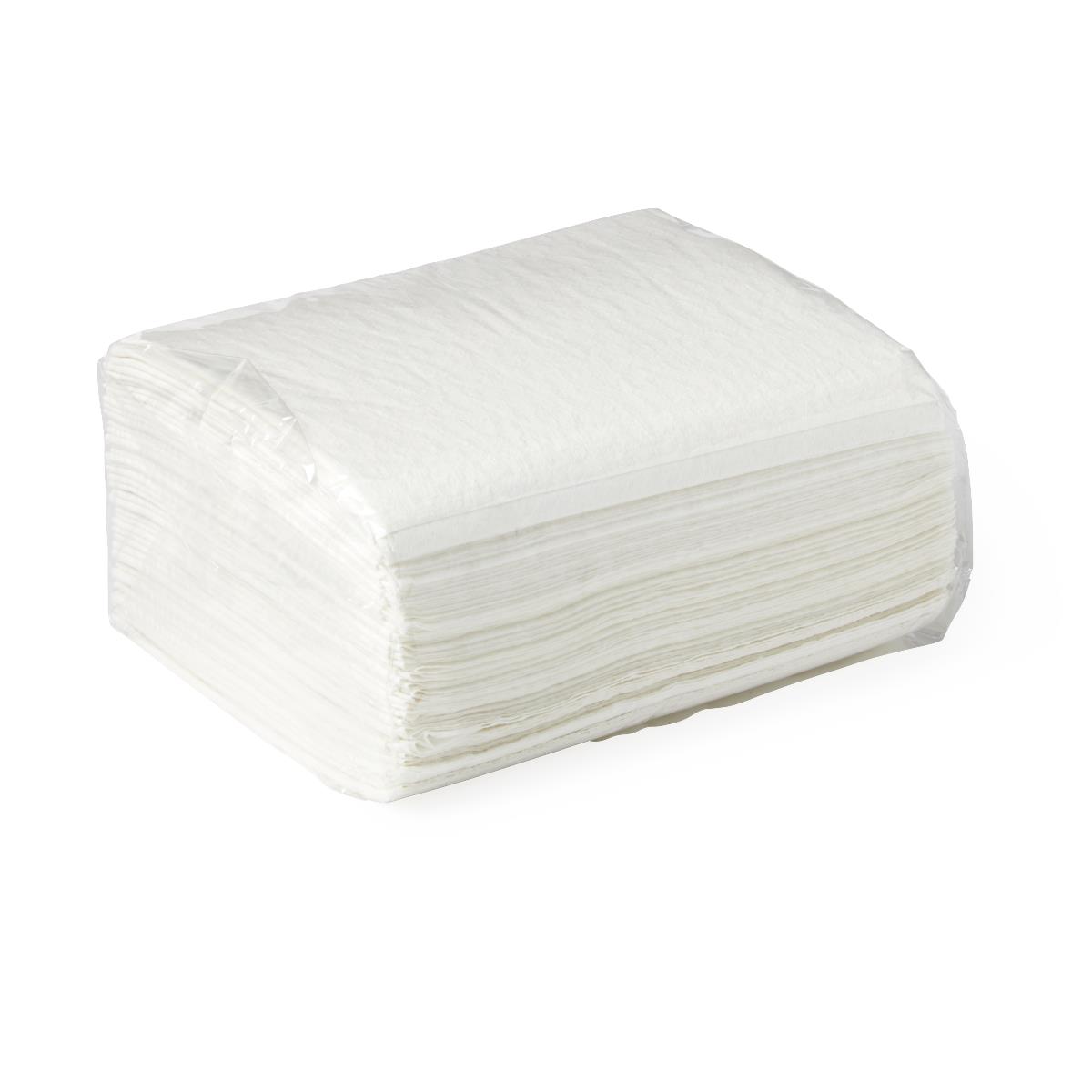 Washcloth Dry Disposable Deluxe Airlaid Cellulose 10"x12.5" Poly Packs Of 50 Case/500