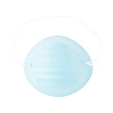 Face Mask Molded Aseptex Style With Nose Clip Blue Case/300