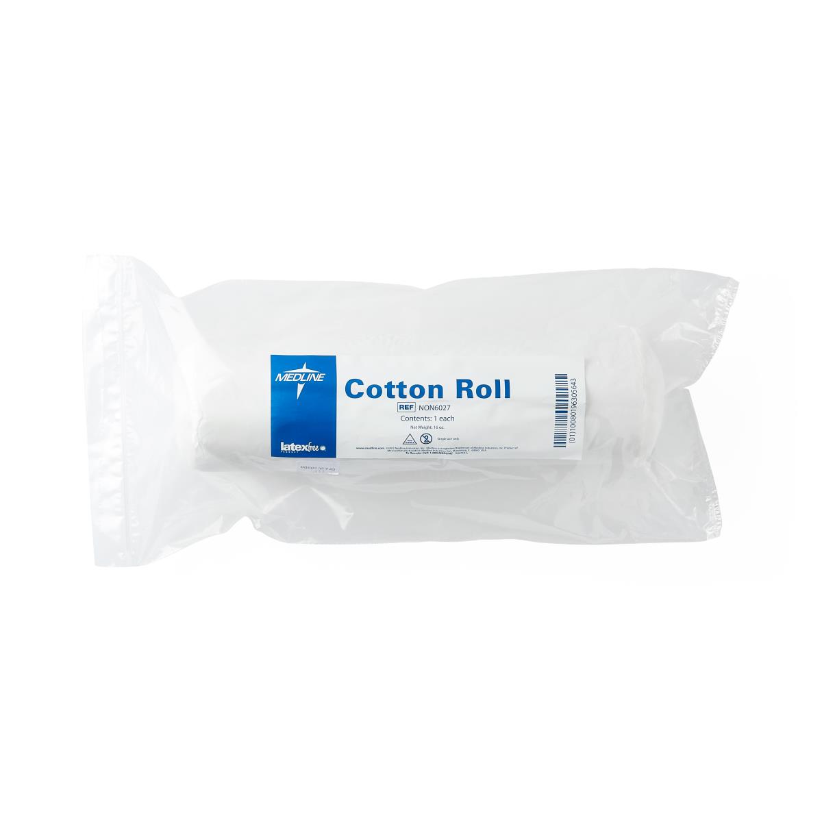 Cotton Roll Non-sterile 1lb Case/25 Each