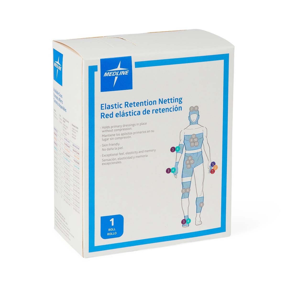 Elastic Net Bandage 25yrd Roll Latex-free