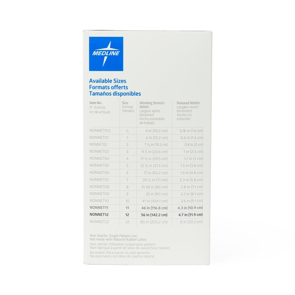 Medline Stretch Tubular Elastic Dressing Retention Nets 25 yd Roll