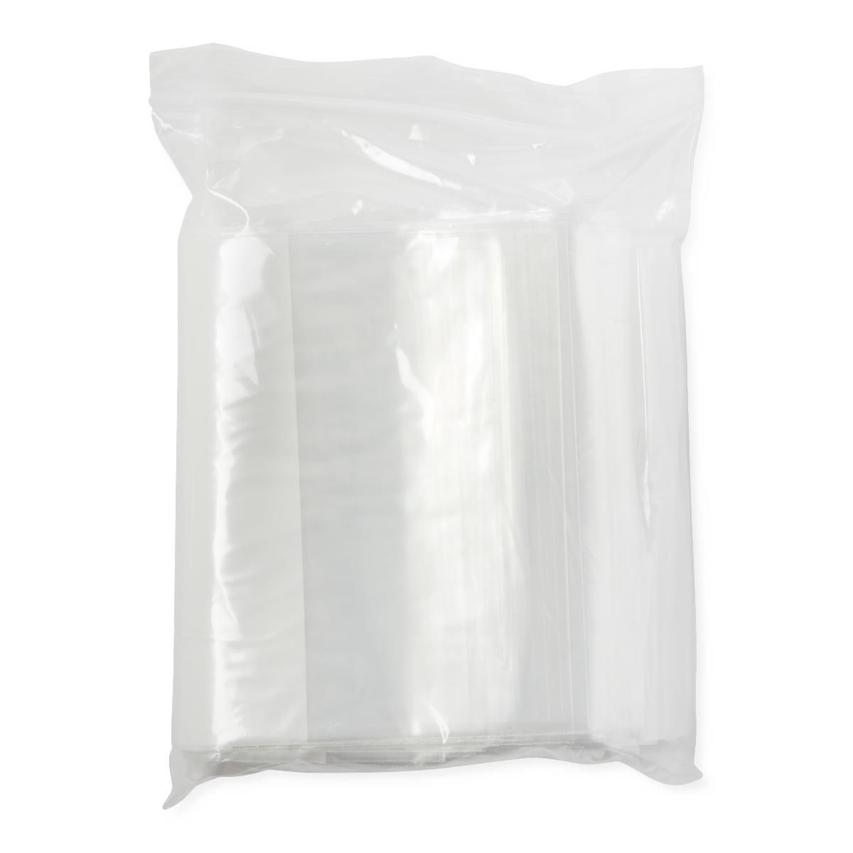 Zip Closure Bag Block Clear