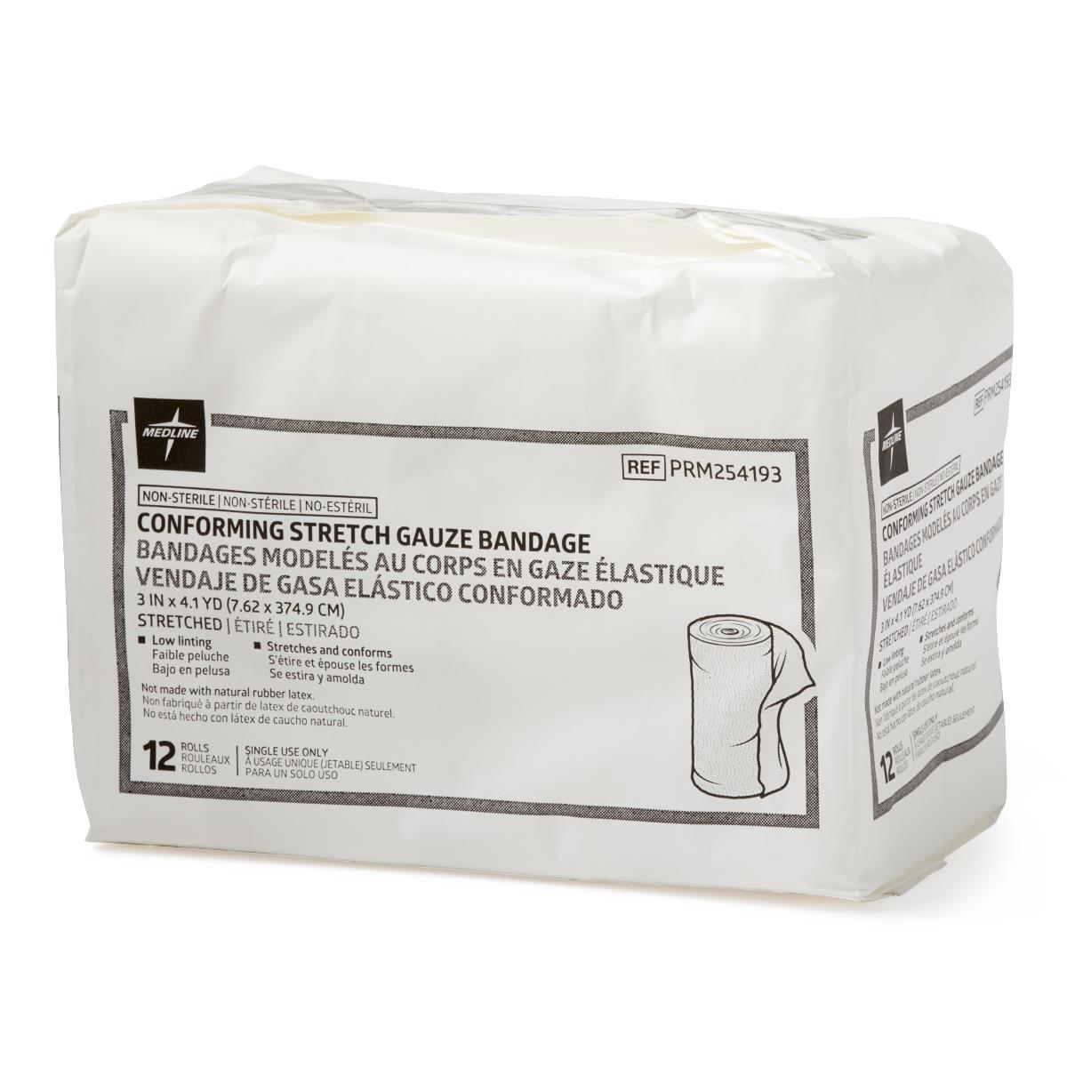 Conform Stretch Bandage 3" X 4.1yrd Non-sterile