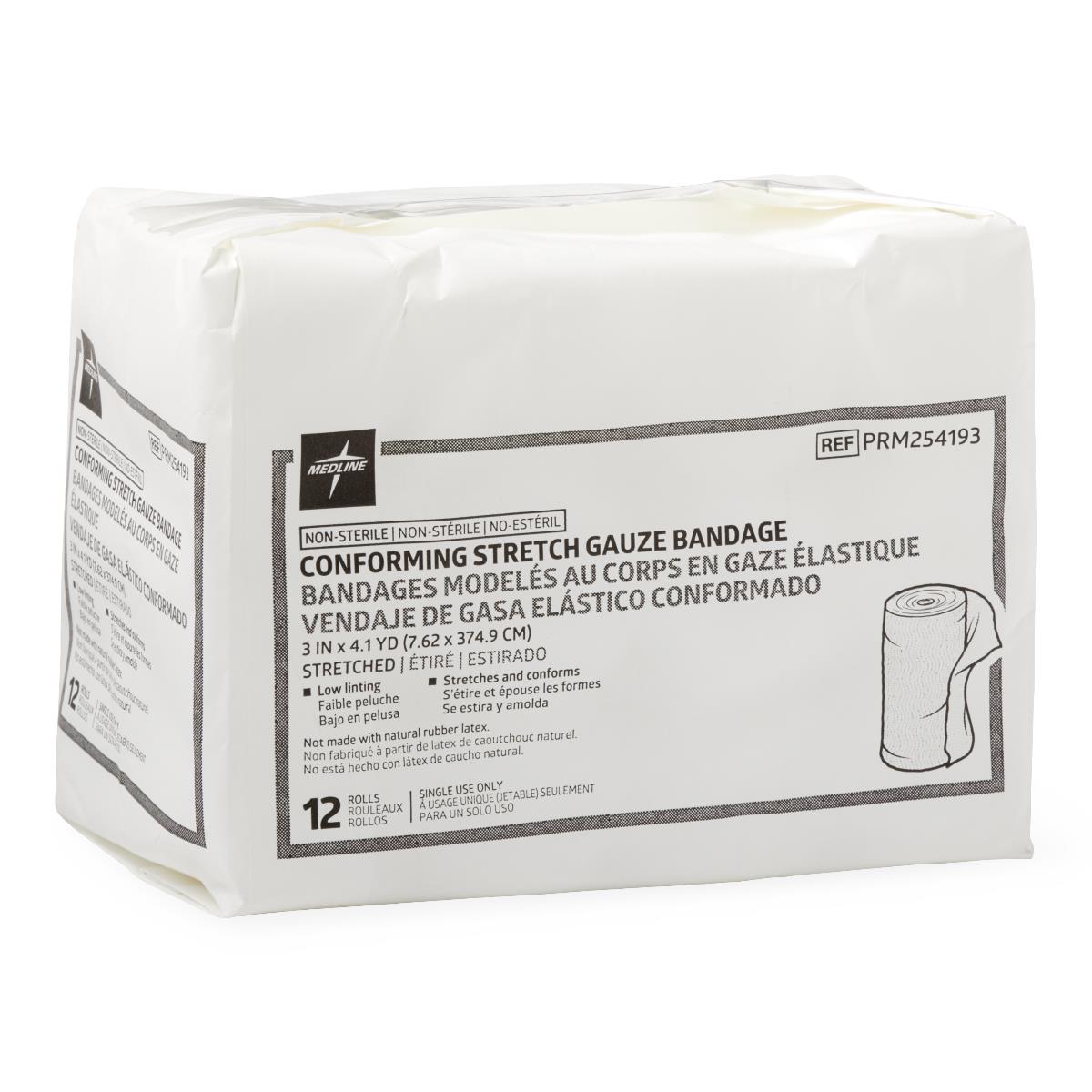 Conform Stretch Bandage 3" X 4.1yrd Non-sterile