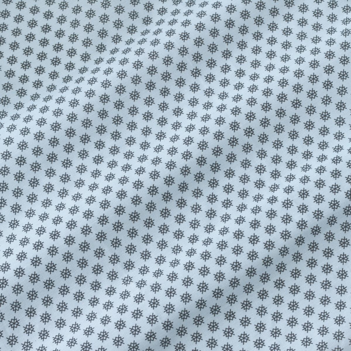 Medline Cotton/poly Blend Patient Gown White With Star Print Straight Back And Back Ties