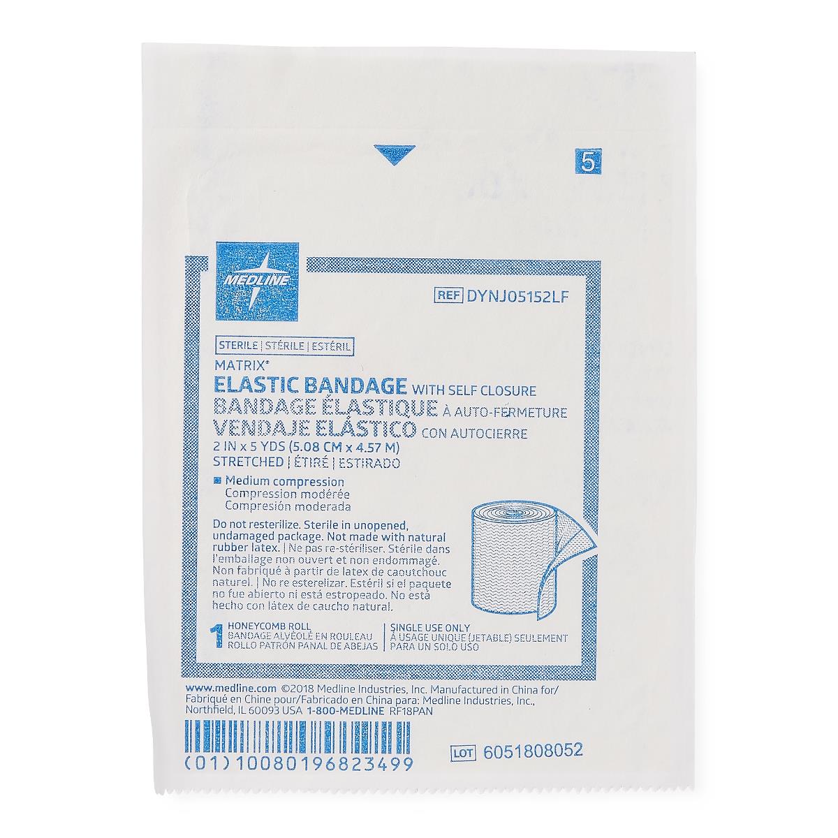 Matrix Elastic Bandage W/self Closure Sterile 2" X 5 Yard Latex-free