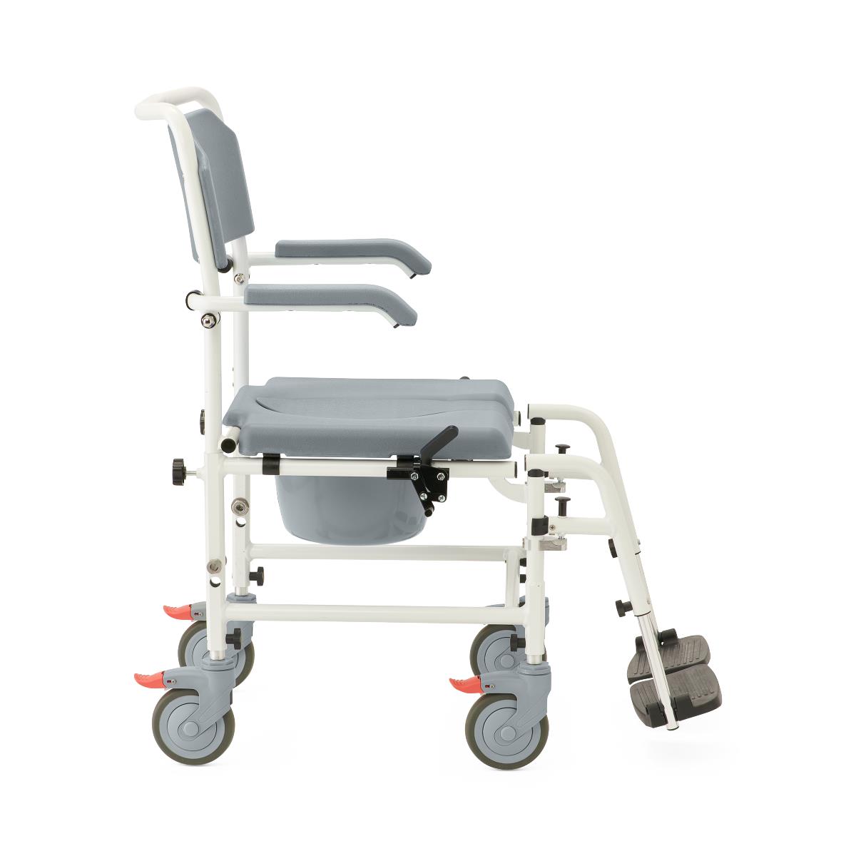 Medline Aluminum Commodes with Wheels