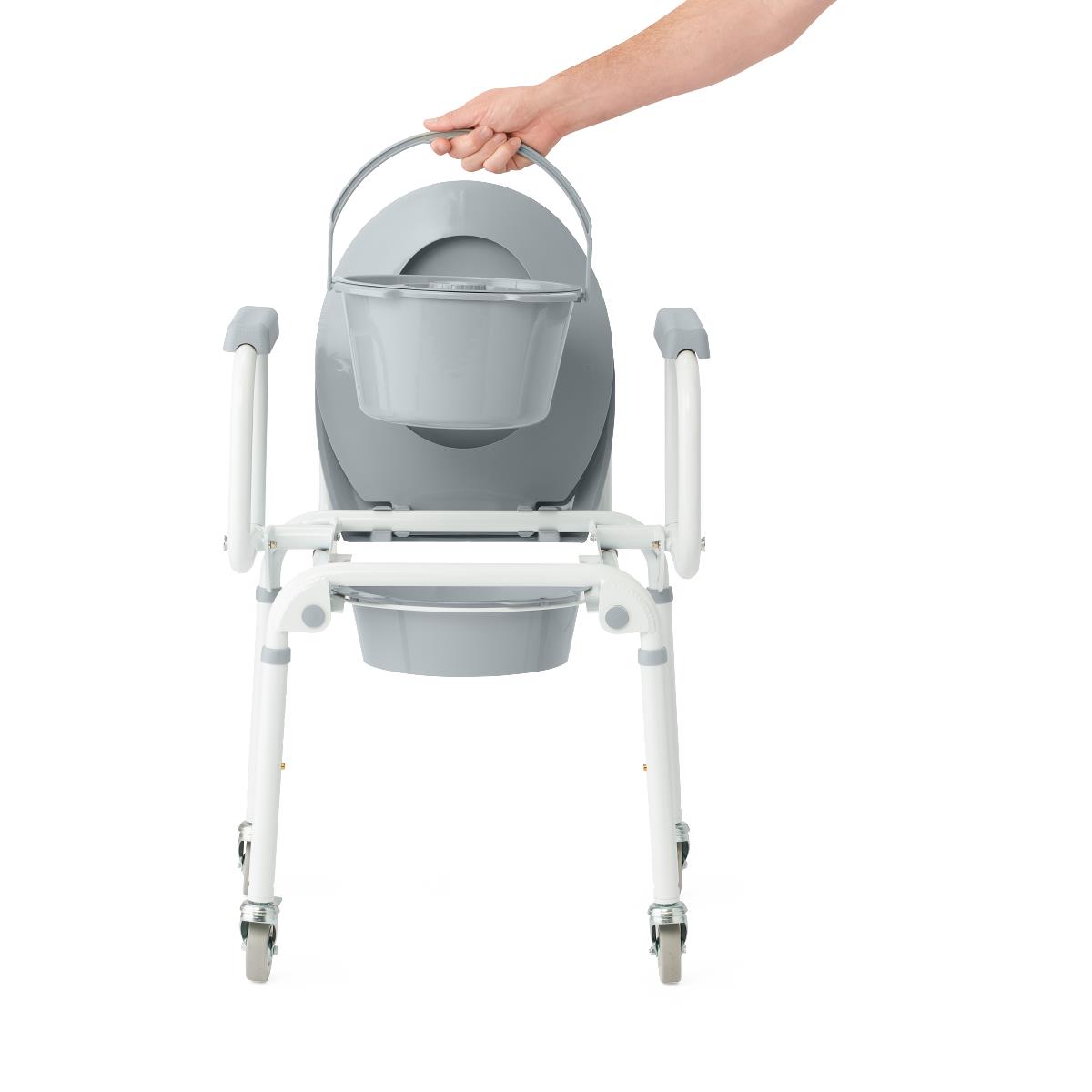 Medline Aluminum Commodes with Wheels