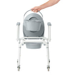 Medline Aluminum Commodes with Wheels