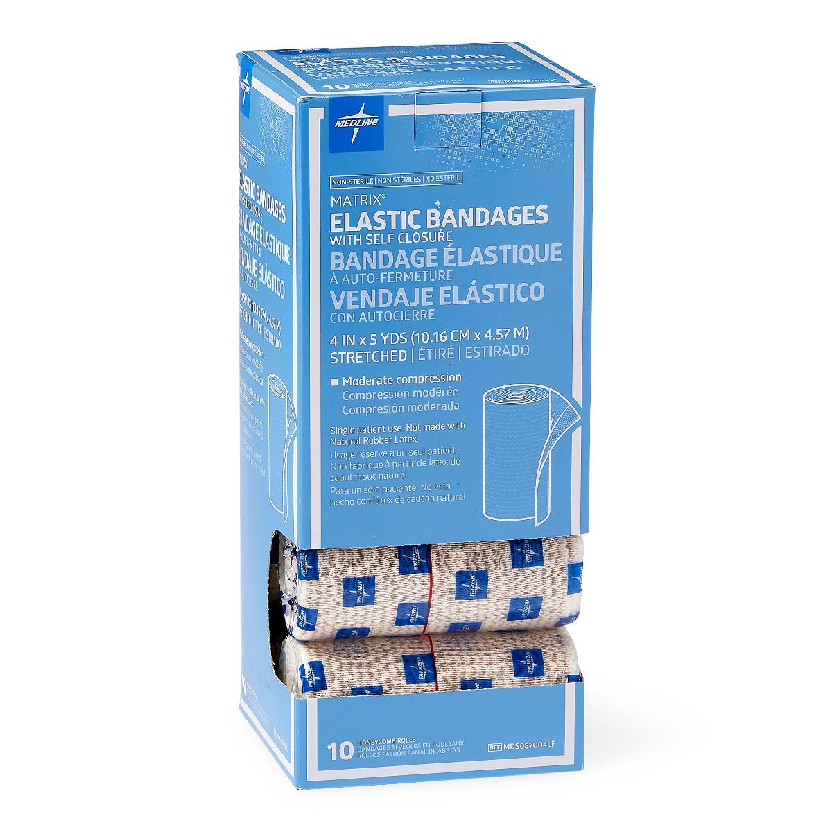 Matrix Bandage Elastic 4"x5yd Self Clsr Case/50 Each