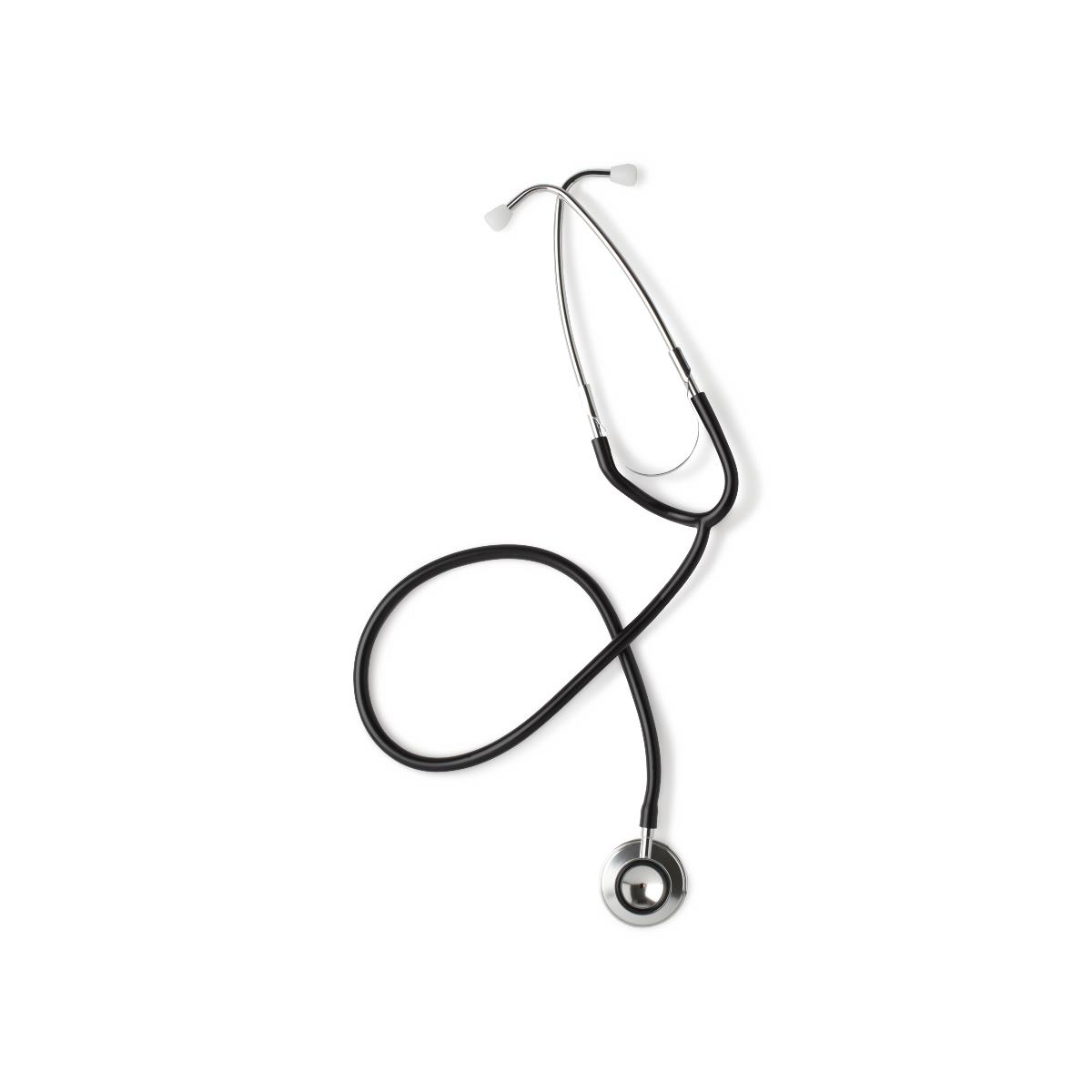 Stethoscope Light Weight Dual Head Silver Chestpiece Thick Walled 22"tube