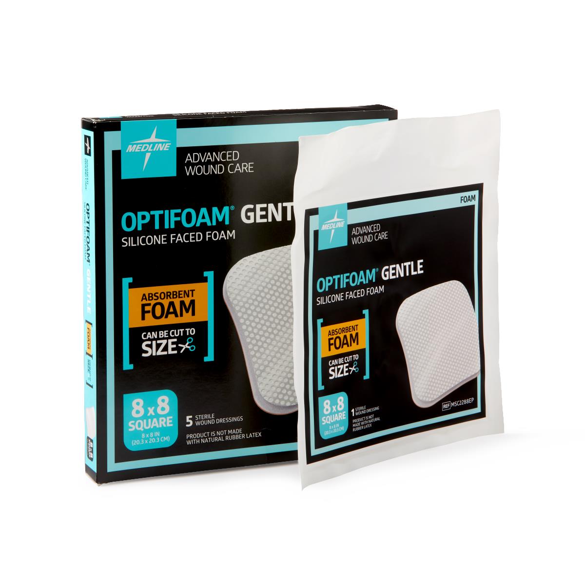 Optifoam Gentle Silicone Foam Dressing Without Border