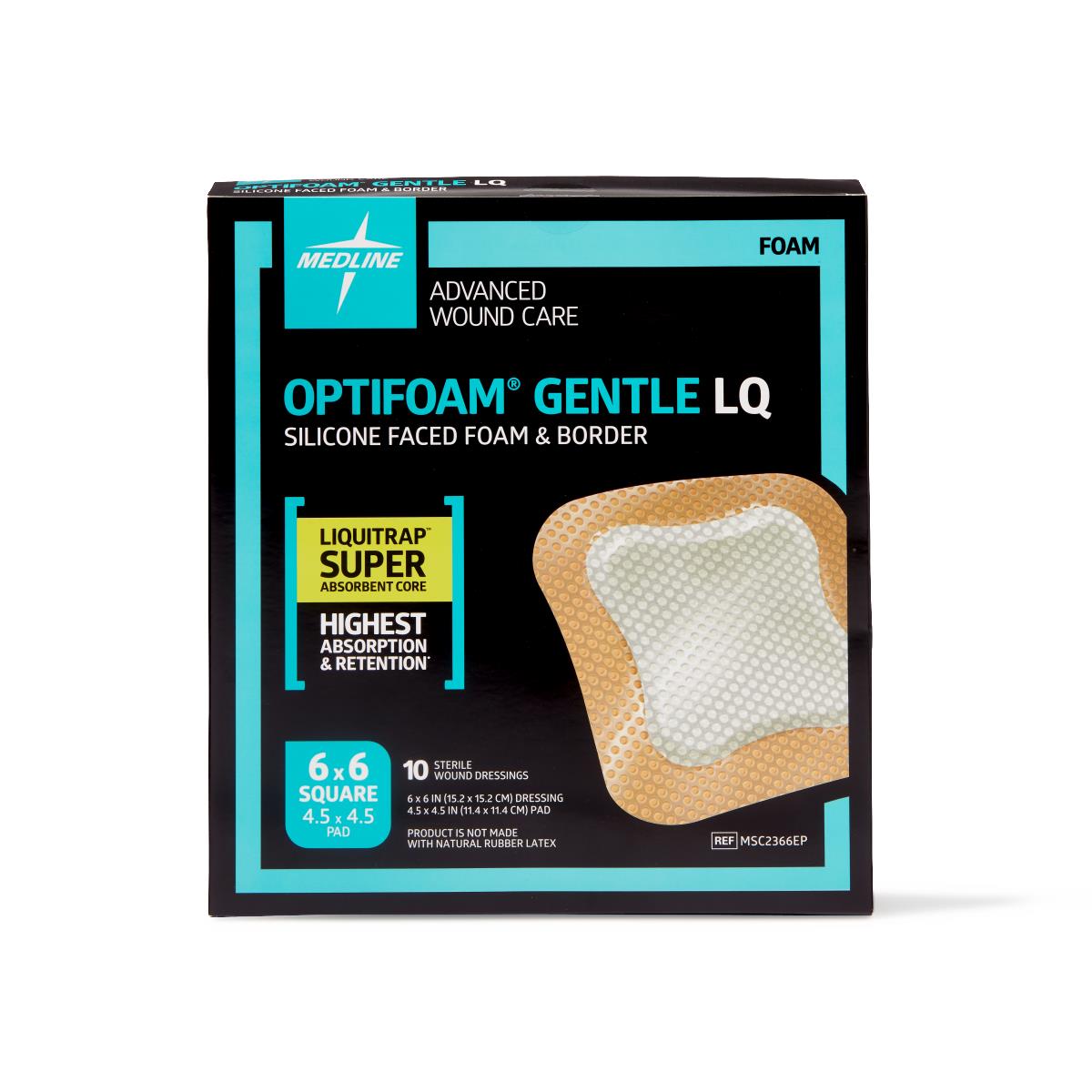 Optifoam Gentle Silicone-Faced Foam Wound Dressings