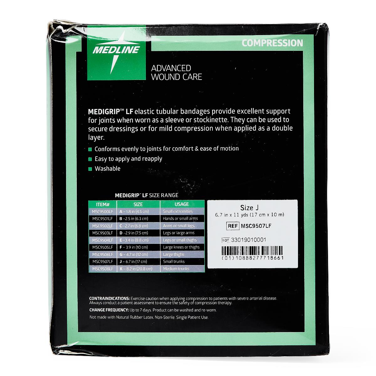 Medigrip LF Elastic Tubular Support Bandages
