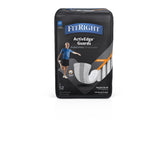Fit-right Active Male Incontinent Guards Packages Of 52 Case/208 Each