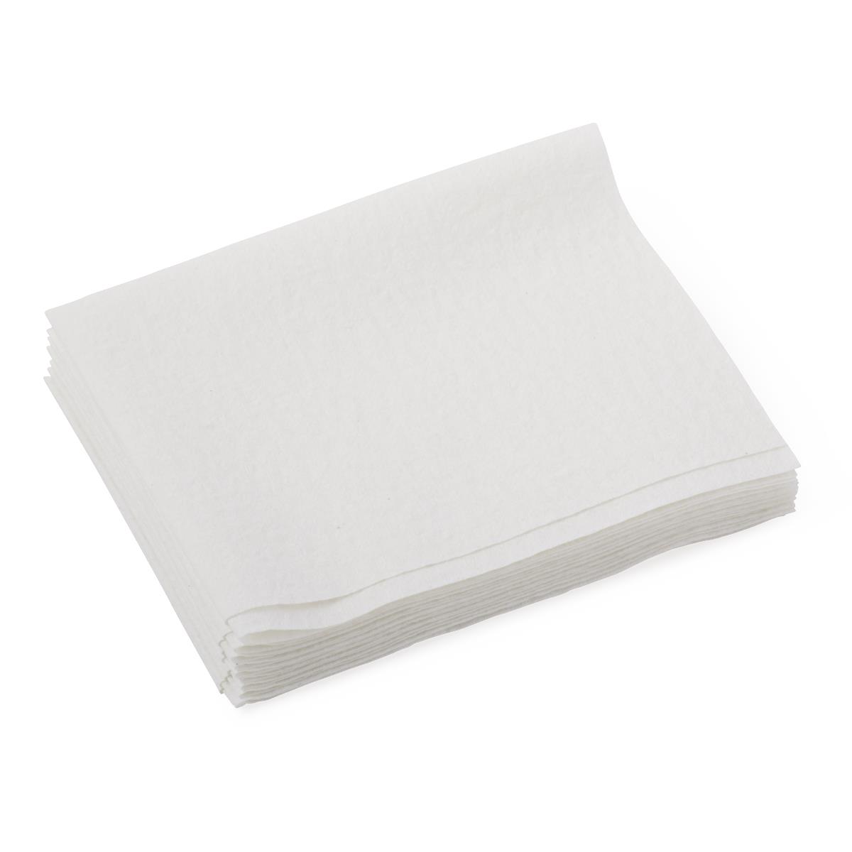 Washcloth Dry Disposable Deluxe Airlaid Cellulose 10"x12.5" Poly Packs Of 50 Case/500