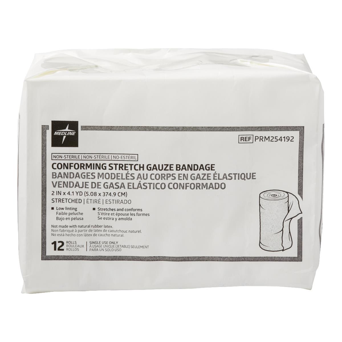 Medline Sterile Conforming Stretch Gauze Bandages
