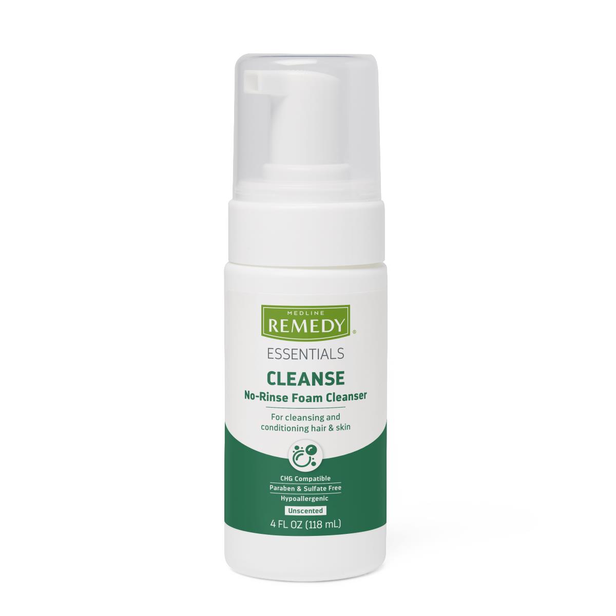 Medline Remedy Essentials No-Rinse Foam Cleanser Unscented
