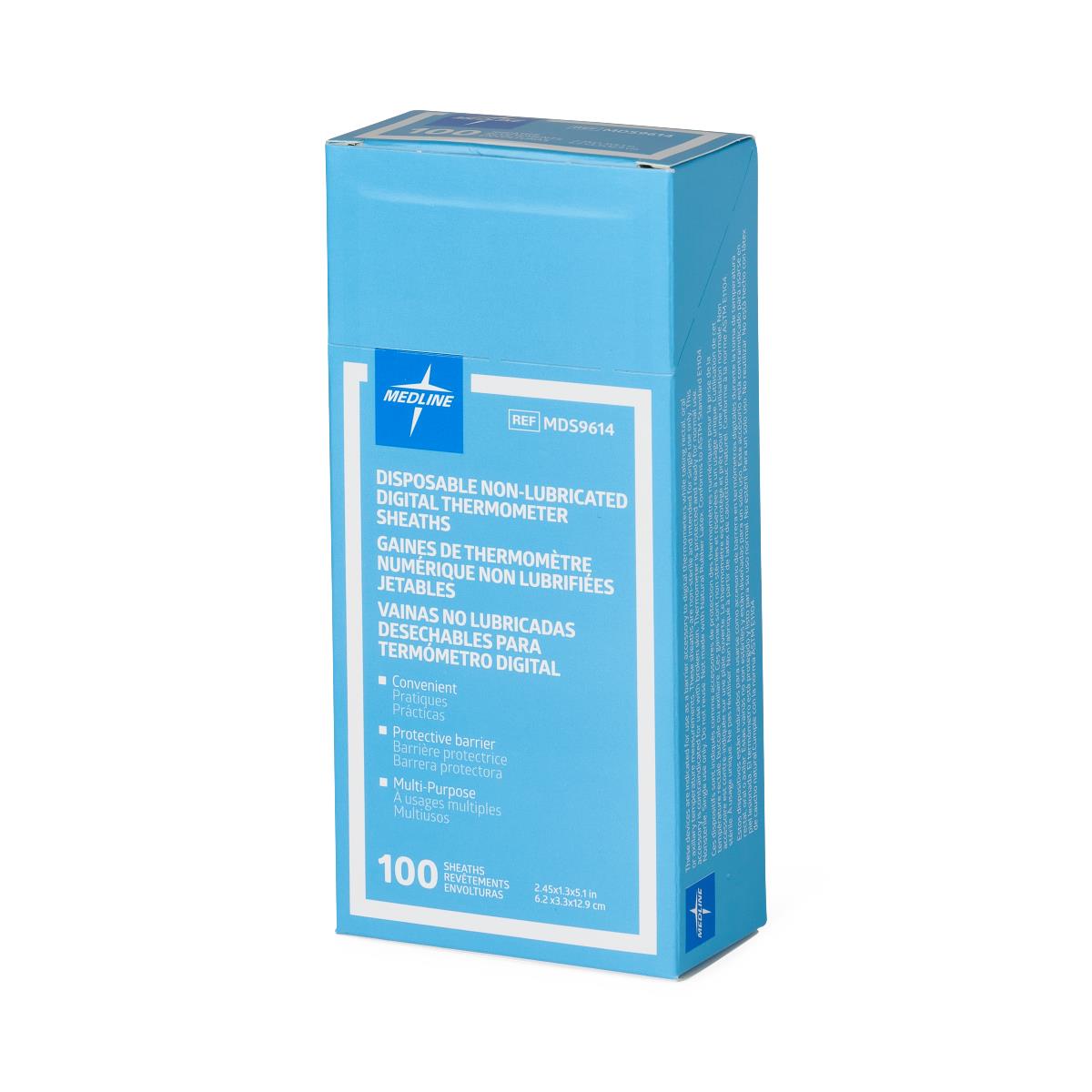 Thermometer Disposable Sheaths For Digital Thermometer Box/100 Each