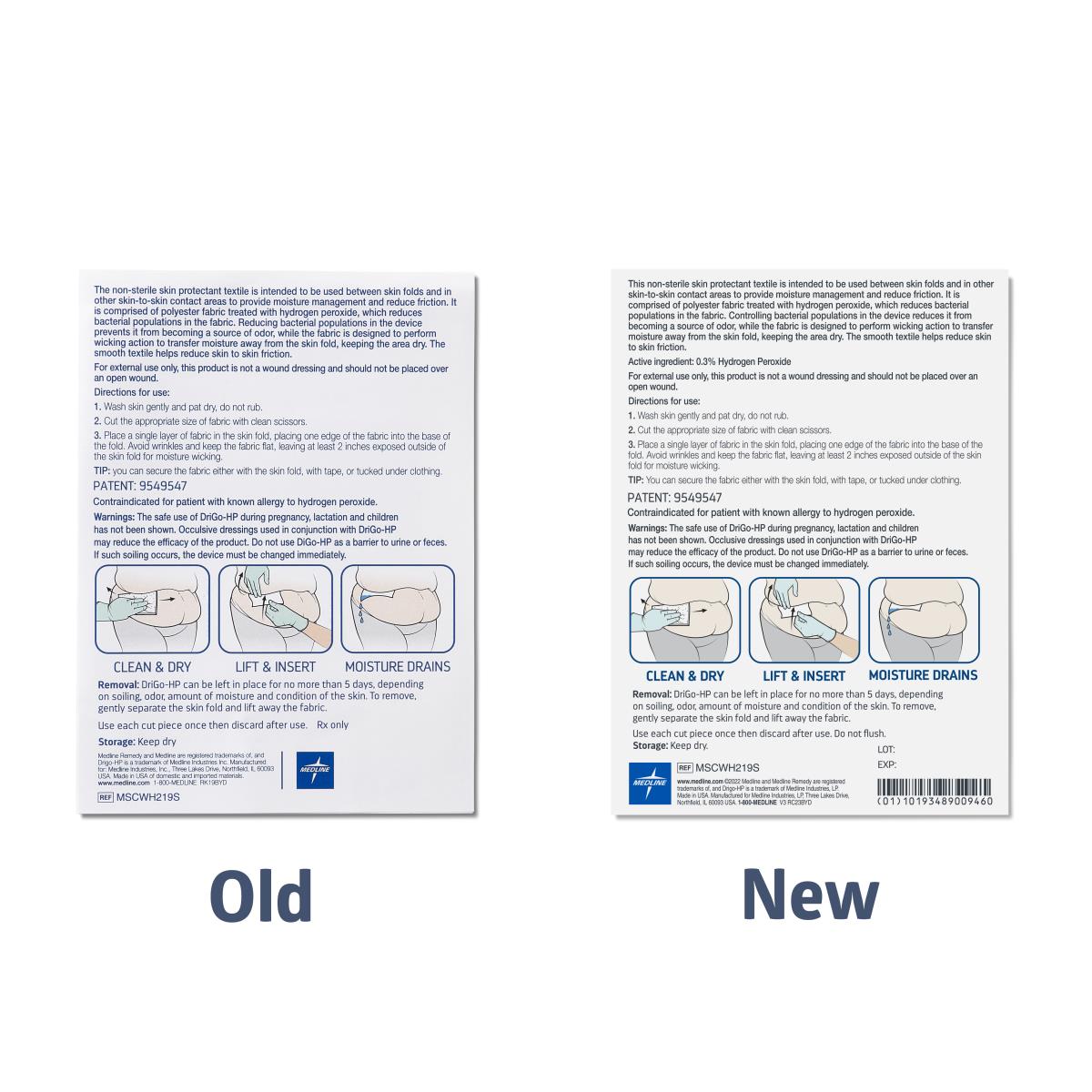 Medline Remedy Specialized DriGo-HP Antibacterial Wicking Sheets