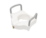 Medline Raised Locking Toilet Seat 5" Raised 400 lb. Capacity