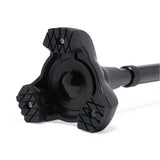 T-handle Folding Cane With 3 Pt Tip And Ergonomic Gel Grip 350lb Weightcapacityblack