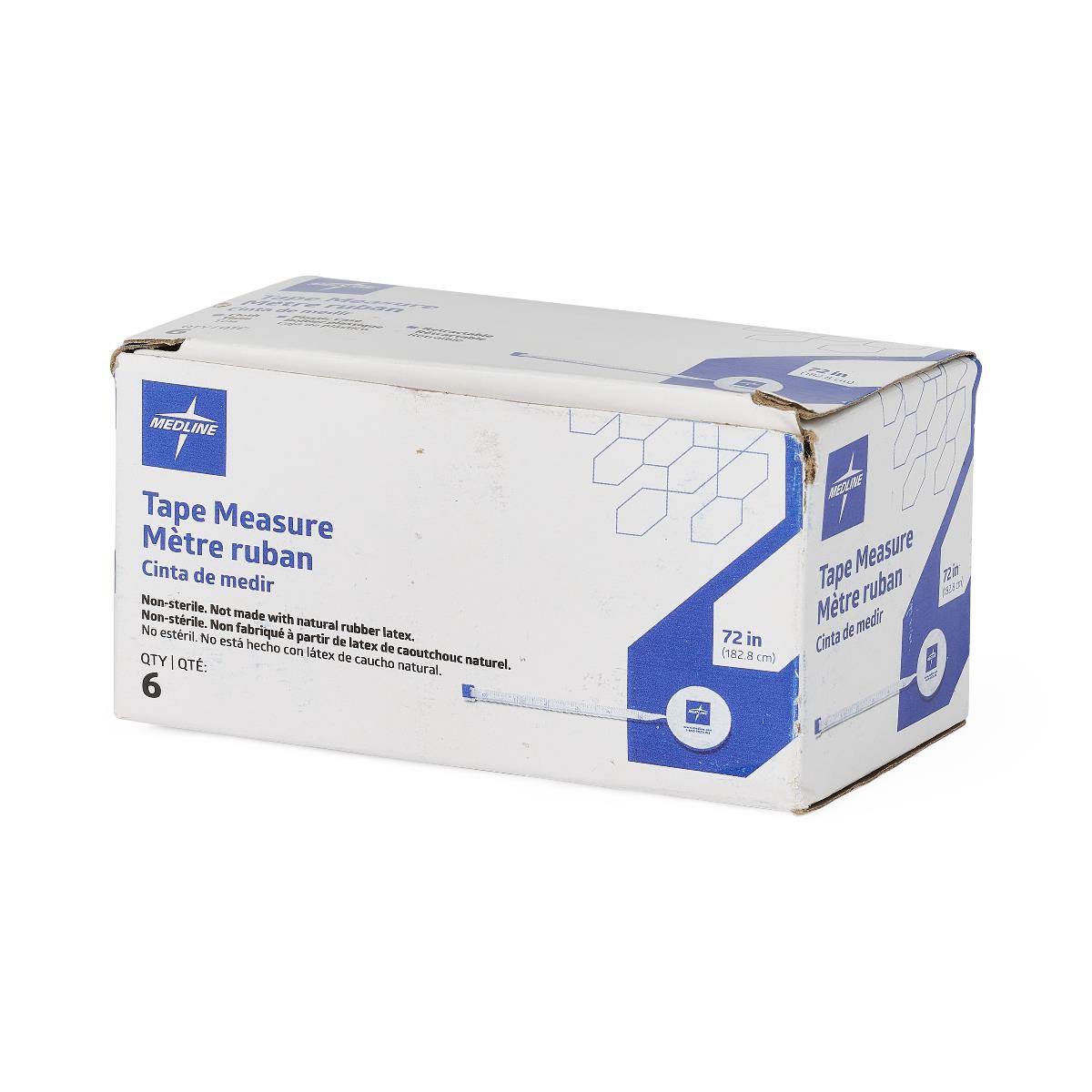 Tape Measure Vinyl Coated 72" Length With Push Button Retractor Each