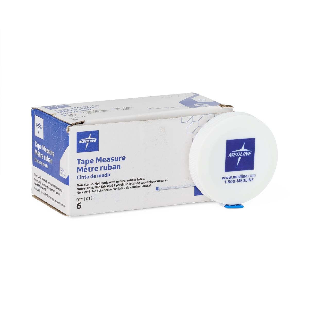 Tape Measure Vinyl Coated 72" Length With Push Button Retractor Each