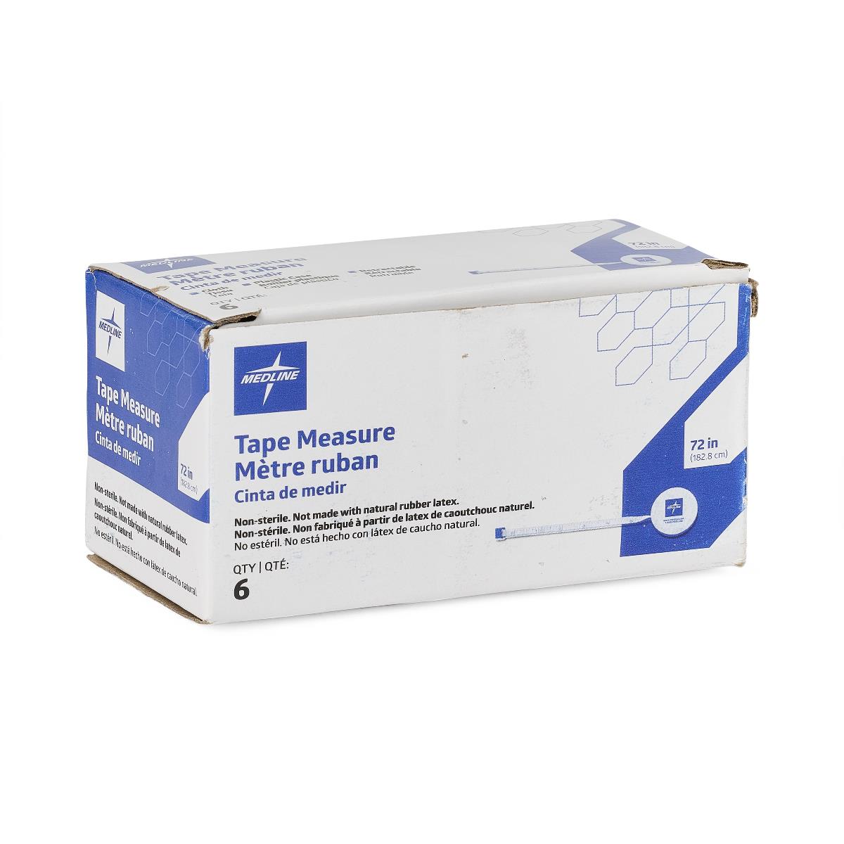 Tape Measure Vinyl Coated 72" Length With Push Button Retractor Each