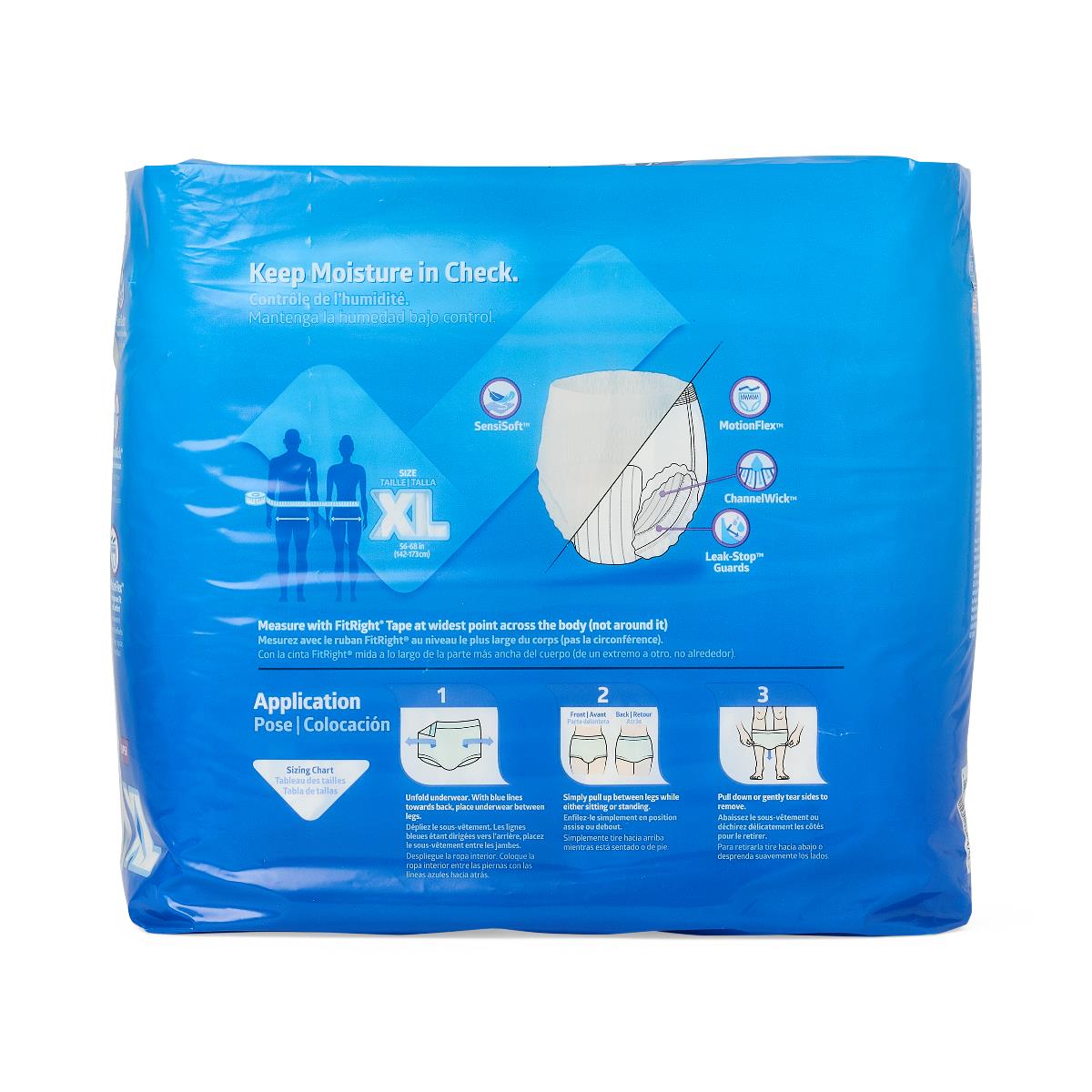 FitRight Super Protective Adult Incontinence Underwear