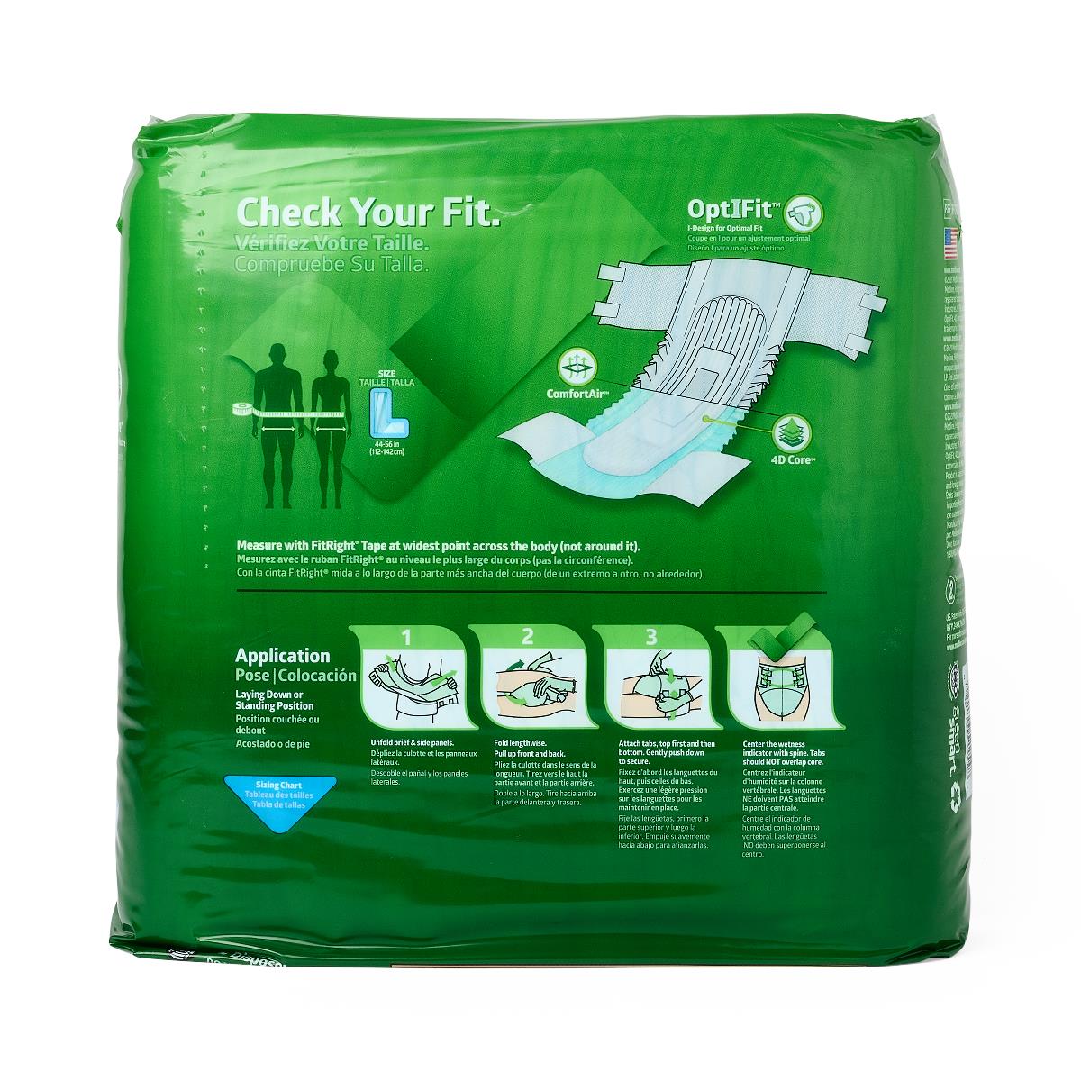 FitRight Extra Incontinence Briefs