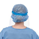 Face Shield Disposable With Foam Top And Elastic Band Latex-free