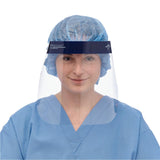 Face Shield Disposable With Foam Top And Elastic Band Latex-free