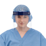 Face Shield Disposable With Foam Top And Elastic Band Latex-free