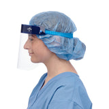 Face Shield Disposable With Foam Top And Elastic Band Latex-free