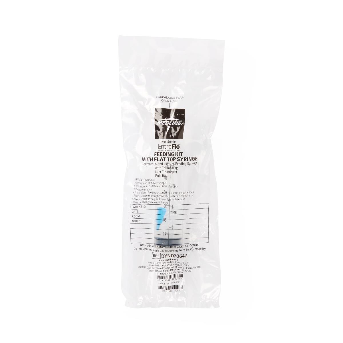 Enteral Feeding Syringe 60cc With Luer Tip Adapter Case/30