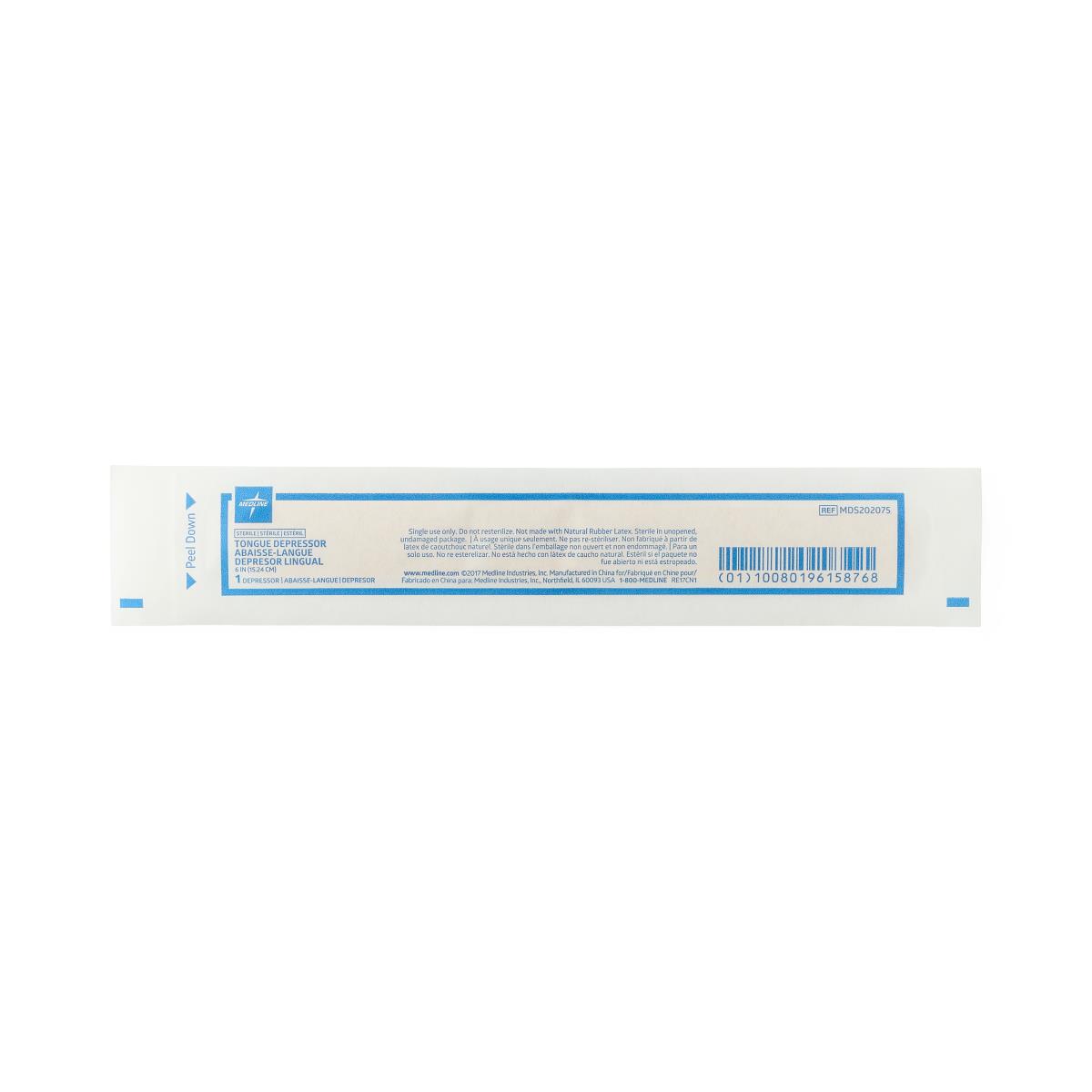 Medline Sterile Tongue Depressor