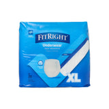 Fitright Ultra Protective Underwear X-large Packages Of 20 Case/80 Each
