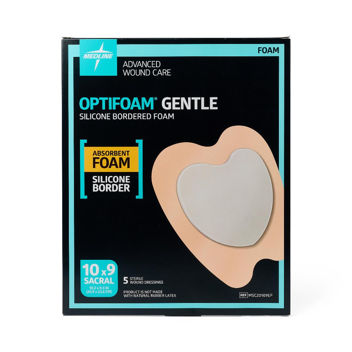 Optifoam Gentle Foam Wound Dressings with Silicone Adhesive Border