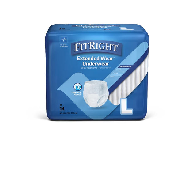 Fitright Extended Wear Overnight Protective Underwear - BeHope