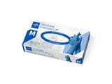 Sensicare Powder-free Nitrile Exam Glove Extended Cuff Blue