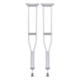 Medline Aluminum Push-button Adjustable Crutch