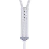 Medline Aluminum Push-button Adjustable Crutch