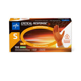 Critical Response Powder-Free Nitrile Exam Gloves Orange