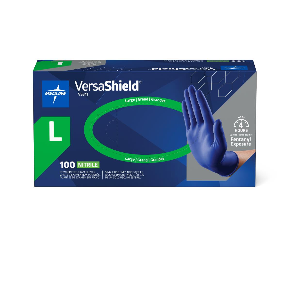 VersaShield Powder-Free Nitrile Exam Gloves