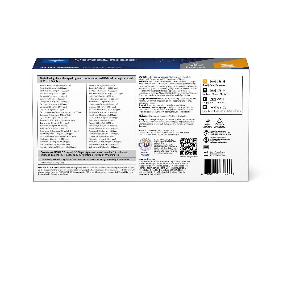 VersaShield Powder-Free Nitrile Exam Gloves