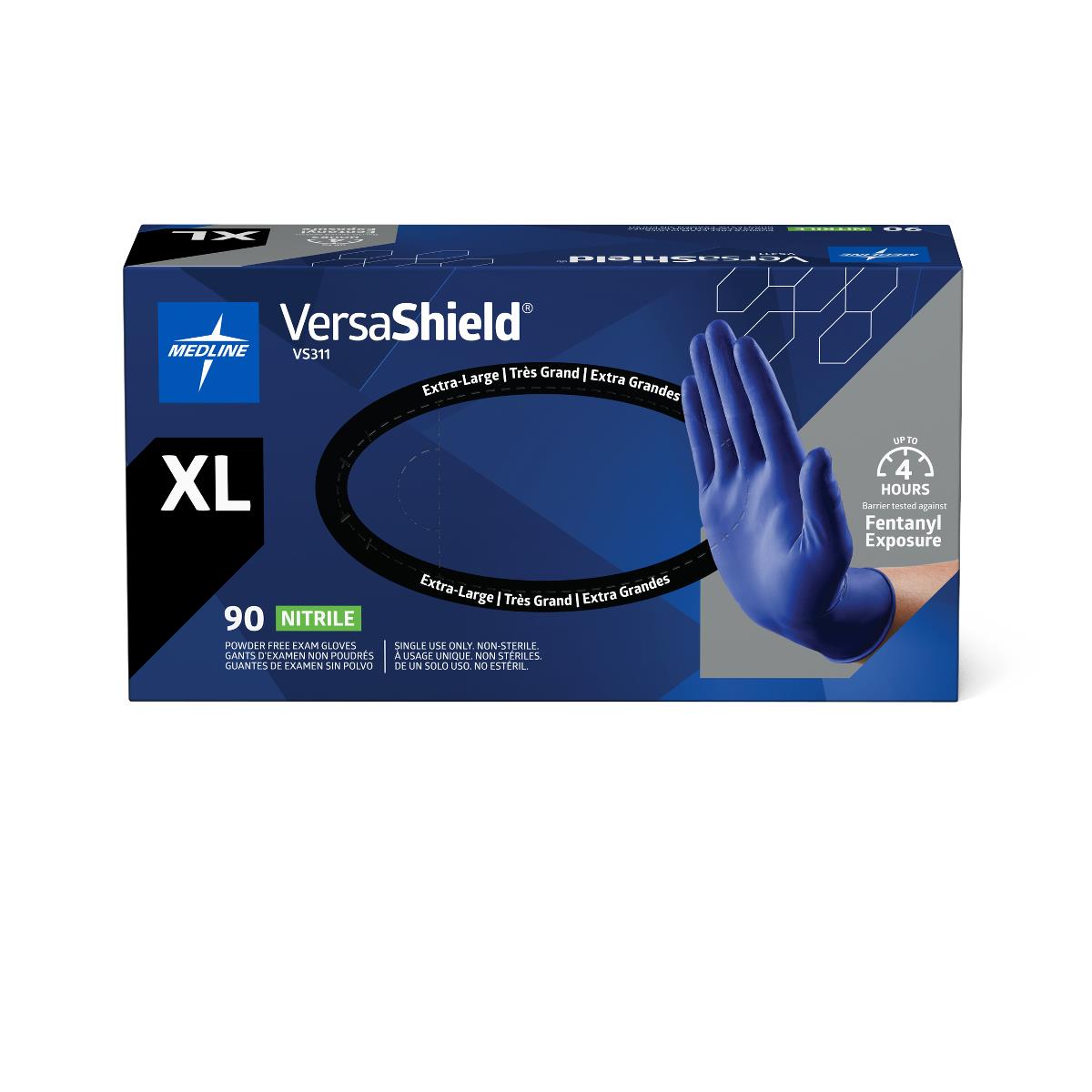 VersaShield Powder-Free Nitrile Exam Gloves