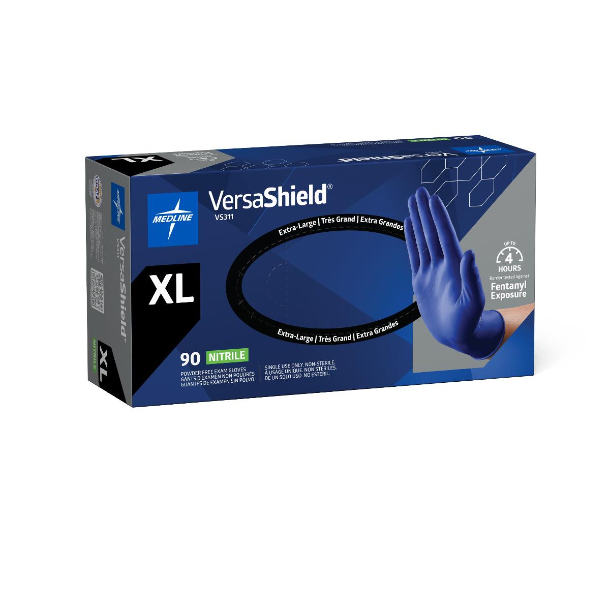 VersaShield Powder-Free Nitrile Exam Gloves