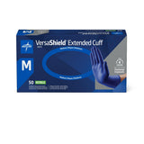 VersaShield Extended Cuff Powder-Free Nitrile Exam Gloves 12" (30.5 Cm) Blue